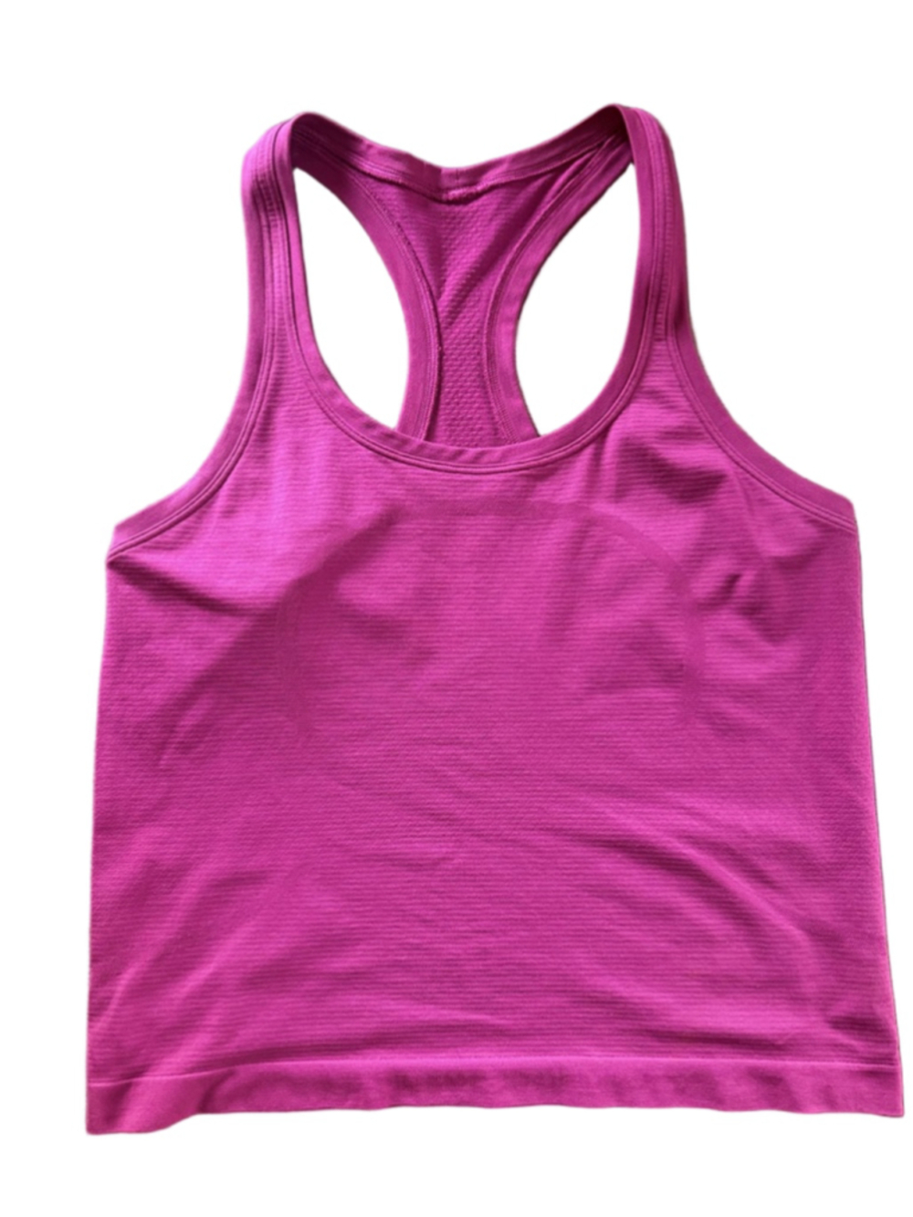 Lululemon Swiftly Tech Racerback Tank 2.0 Waist Length Ripened Raspberry SZ 8 - Picture 5 of 9
